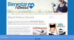 Desktop Screenshot of bienestarfitness.com